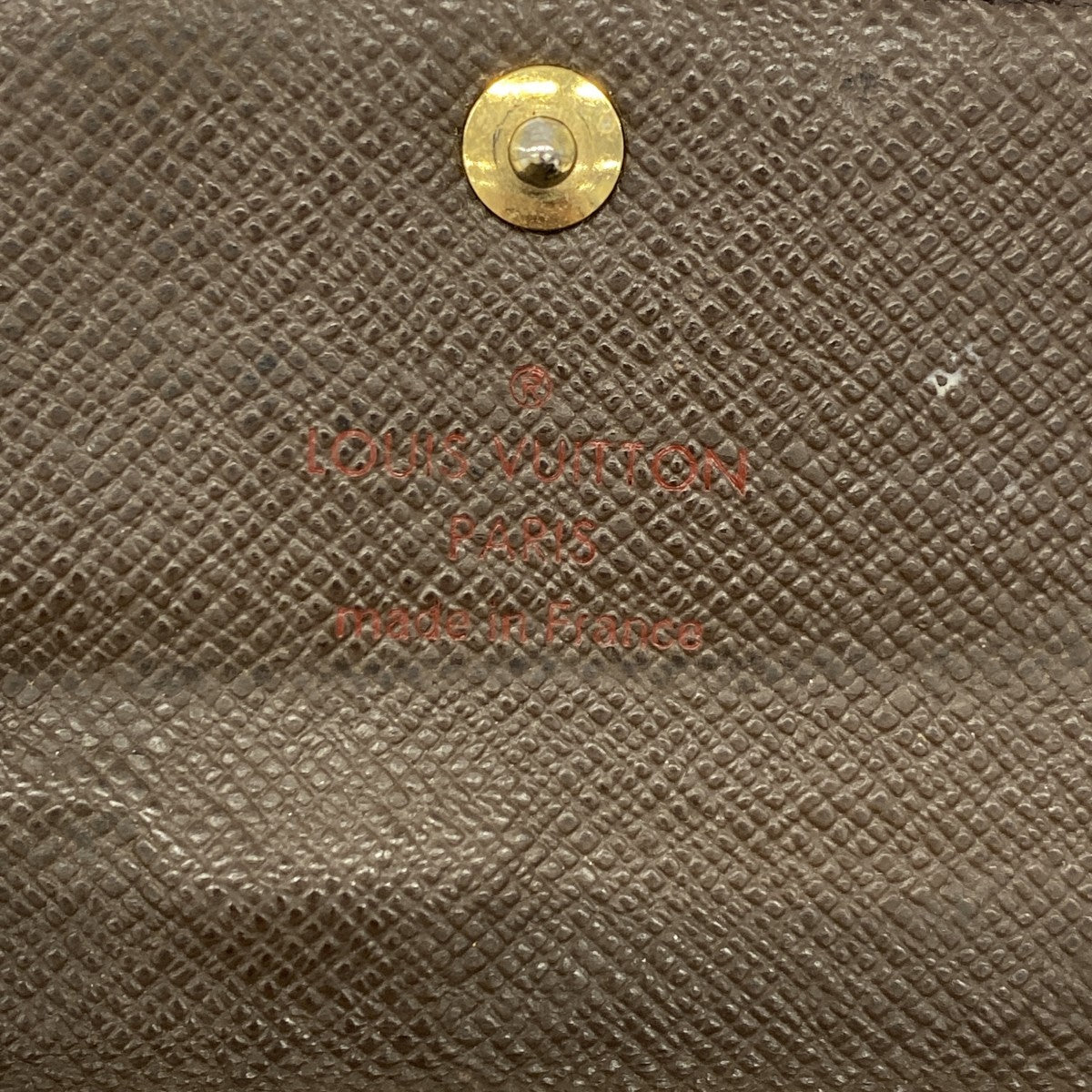 【6gc2639】ルイヴィトン キーケース ダミエ ミュルティクレ6 N62630 エベヌ【中古】メンズ レディース ユニセックス