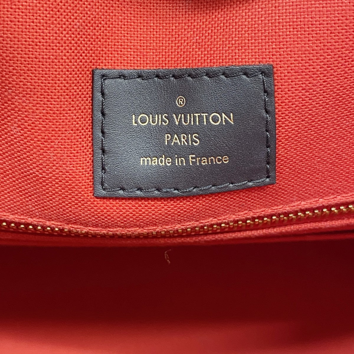 【6gc2647】ルイヴィトン トートバッグ モノグラム・ジャイアントリバース オンザゴーMM M45321 ブラウン【中古】レディース