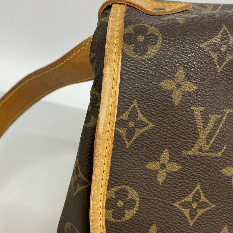【6gc2656】ルイヴィトン ショルダーバッグ モノグラム ソミュール35 M42254 ブラウン【中古】レディース