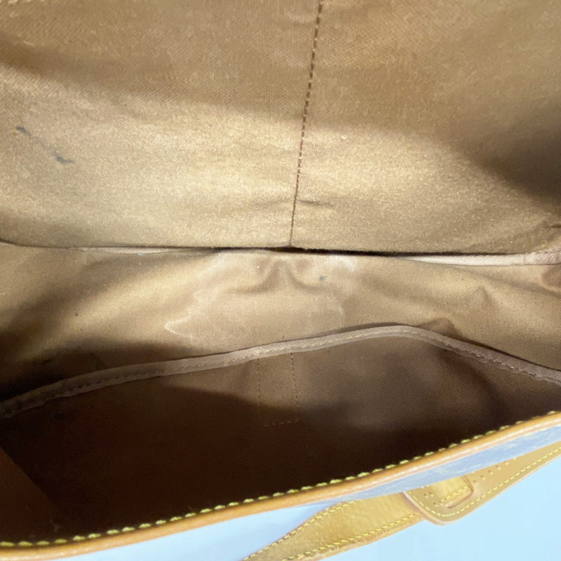 【6gc2674】ルイヴィトン ショルダーバッグ モノグラム ソミュール35 M42254 ブラウン【中古】レディース