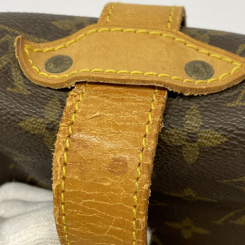 【6gc2674】ルイヴィトン ショルダーバッグ モノグラム ソミュール35 M42254 ブラウン【中古】レディース
