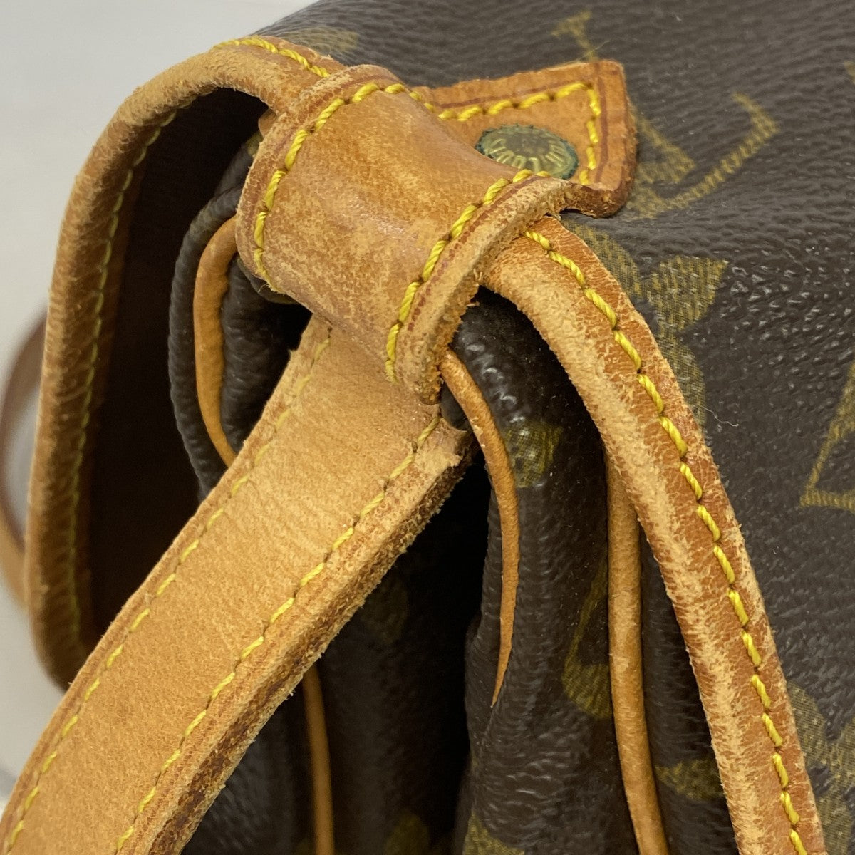 【6gc2676】ルイヴィトン ショルダーバッグ モノグラム ソミュール30 M42256 ブラウン【中古】レディース