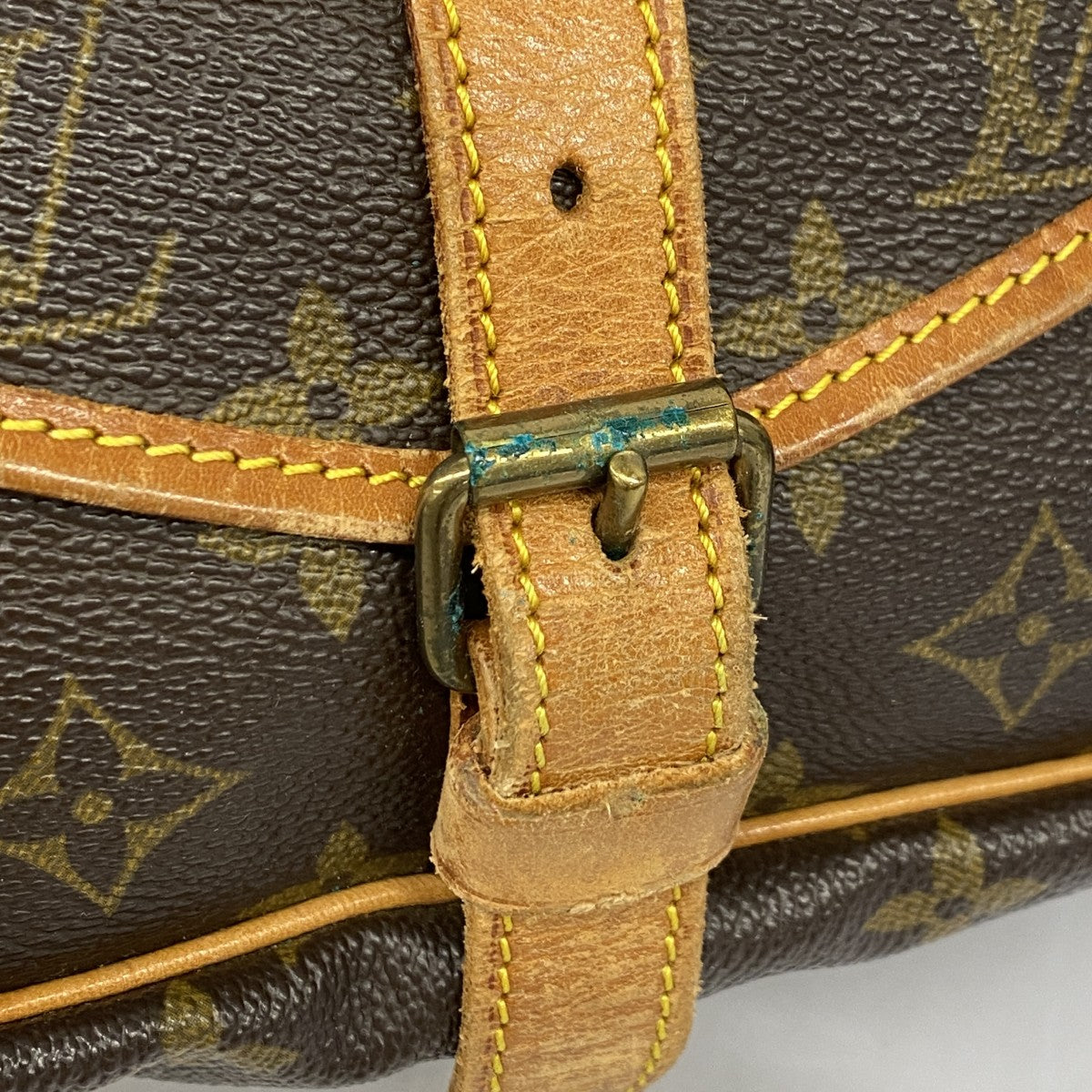 【6gc2676】ルイヴィトン ショルダーバッグ モノグラム ソミュール30 M42256 ブラウン【中古】レディース