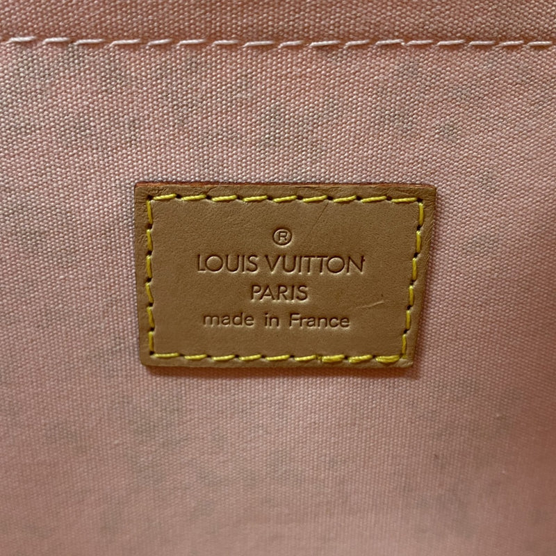 【6gc2687】ルイヴィトン ショルダーバッグ ヴェルニ ビスケインベイGM M91284 マシュマロピンク【中古】レディース