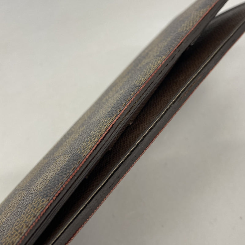 【6gc2690】ルイヴィトン 長財布 ダミエ ポルトフォイユブラザ N60017 エベヌ【中古】メンズ