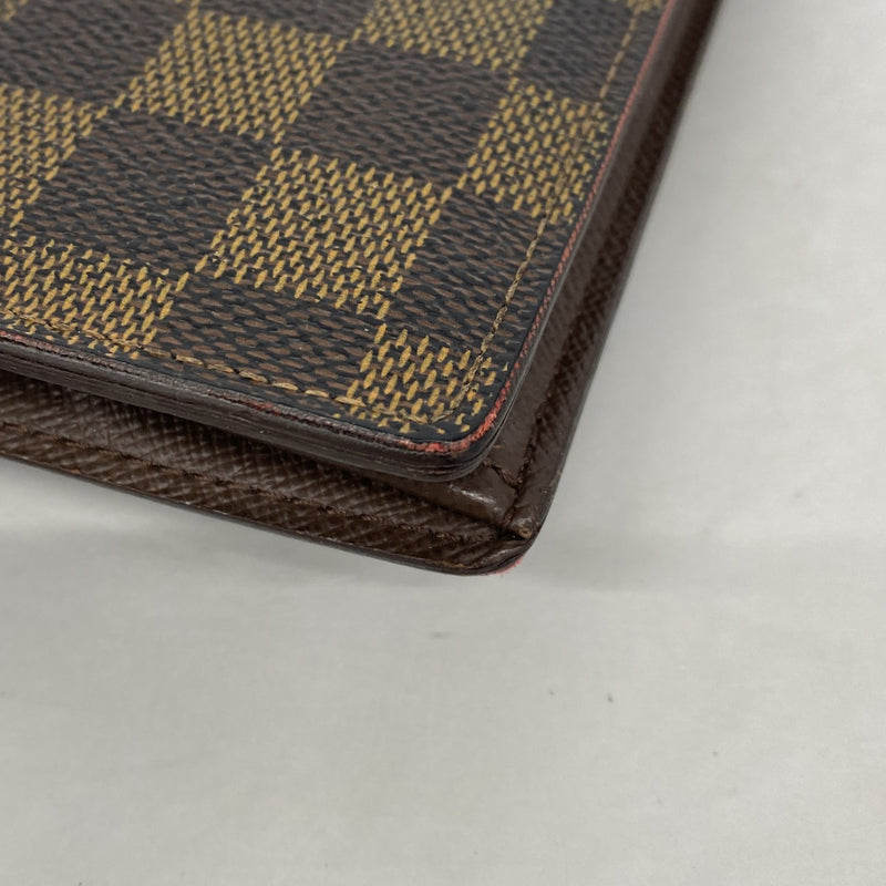 【6gc2690】ルイヴィトン 長財布 ダミエ ポルトフォイユブラザ N60017 エベヌ【中古】メンズ
