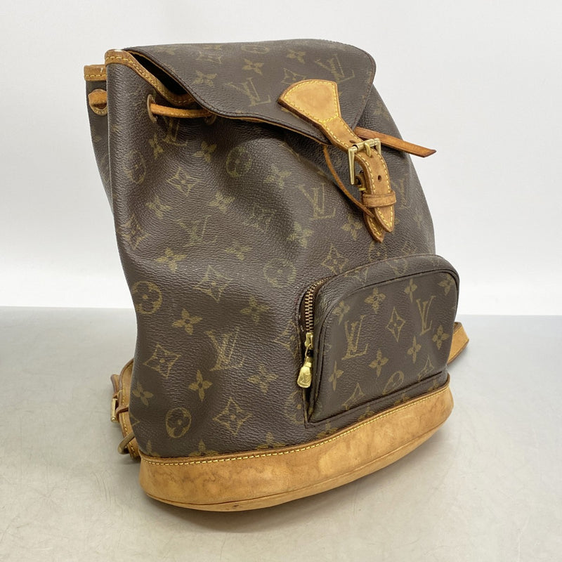 【6gc2693】ルイヴィトン リュック・デイパック モノグラム モンスリMM M51136 ブラウン【中古】レディース