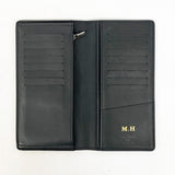 【6gc2710】ルイヴィトン 長財布 ダミエ・アンフィニ ポルトフォイユブラザ N63010 オニキス 【中古】メンズ