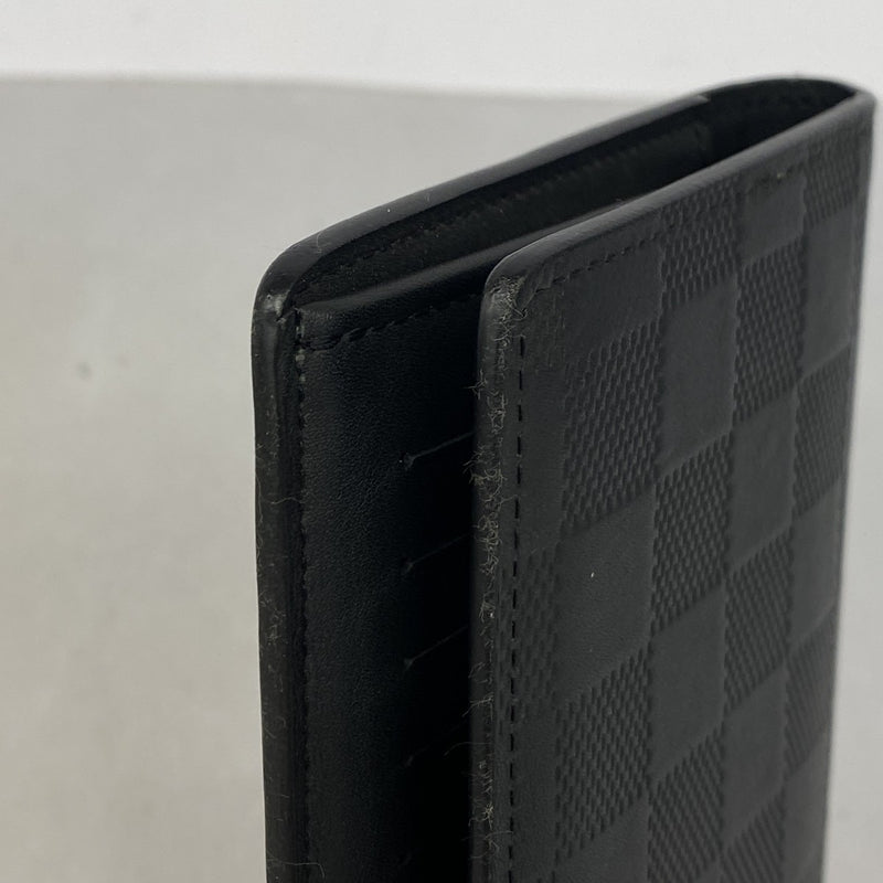【6gc2710】ルイヴィトン 長財布 ダミエ・アンフィニ ポルトフォイユブラザ N63010 オニキス 【中古】メンズ