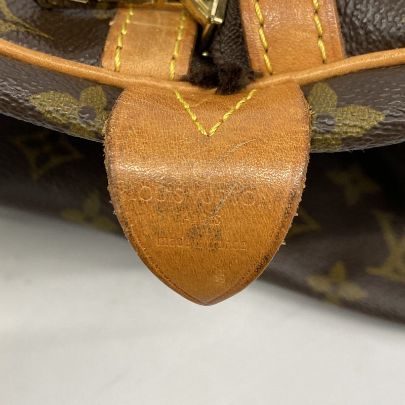 【6gc2711】ルイヴィトン ボストンバッグ モノグラム サックスプール55 M41622 ブラウン【中古】メンズ レディース ユニセックス