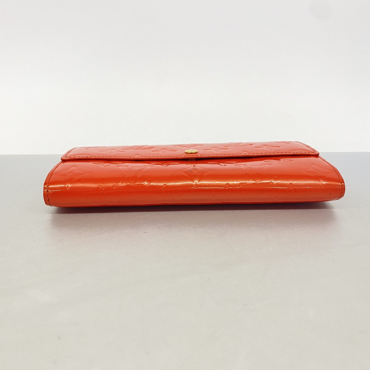 【6gc2718】ルイヴィトン 長財布 ヴェルニ ポルトフォイユサラ M93634 オレンジサンセット【中古】レディース