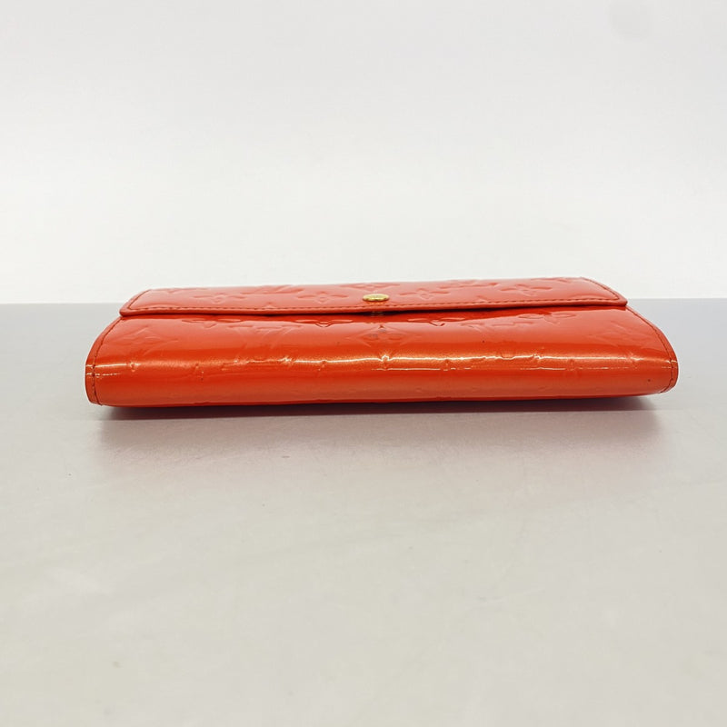 【6gc2718】ルイヴィトン 長財布 ヴェルニ ポルトフォイユサラ M93634 オレンジサンセット【中古】レディース