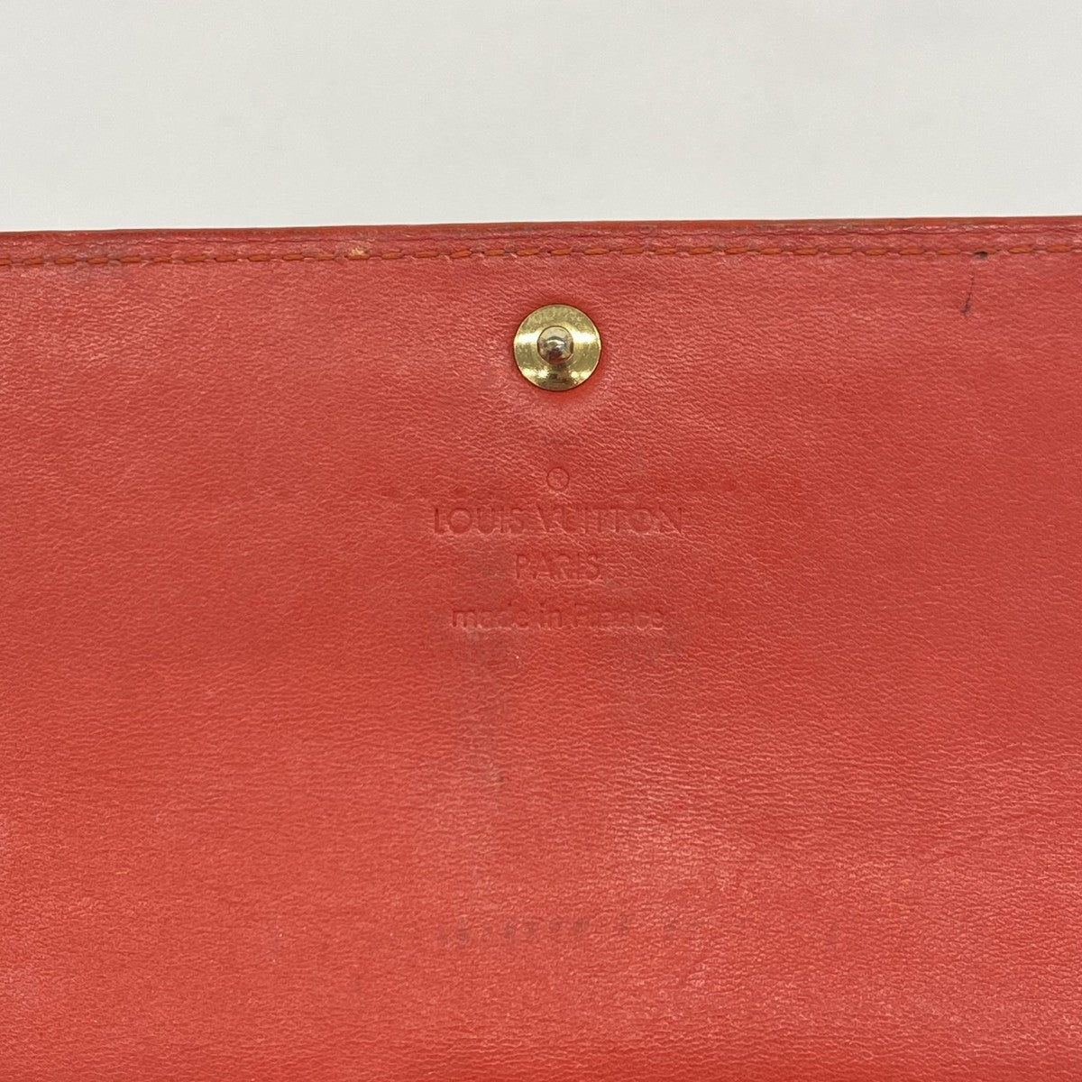 【6gc2718】ルイヴィトン 長財布 ヴェルニ ポルトフォイユサラ M93634 オレンジサンセット【中古】レディース