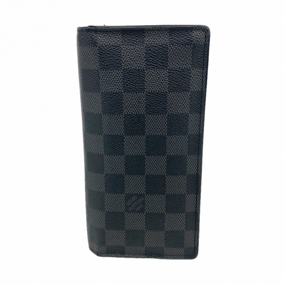 【6gc2720】ルイヴィトン 長財布 ダミエ・グラフィット ポルトフォイユブラザ N62665 ブラック グレー【中古】メンズ