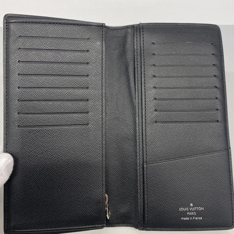 【6gc2720】ルイヴィトン 長財布 ダミエ・グラフィット ポルトフォイユブラザ N62665 ブラック グレー【中古】メンズ