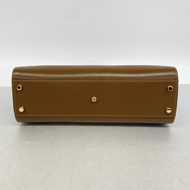 【6gc2721】グッチ ハンドバッグ GGスプリーム/シェリーライン ジャッキー 649016 PVC ブラウン ゴールド金具 2wayバッグ【中古】レディース