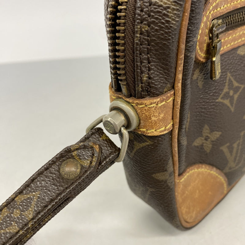 【6gc2725】ルイヴィトン クラッチバッグ モノグラム マルリードラゴンヌGM M51825 ブラウン【中古】メンズ