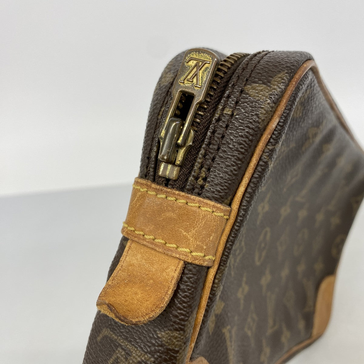 【6gc2725】ルイヴィトン クラッチバッグ モノグラム マルリードラゴンヌGM M51825 ブラウン【中古】メンズ