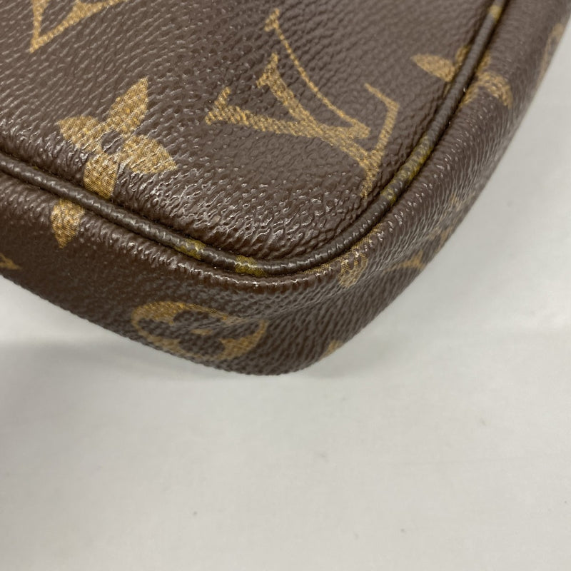【6gc2726】ルイヴィトン ポーチ モノグラム ポシェットアクセソワール M51980 ブラウン【中古】レディース