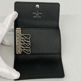 【6gc2728】ルイヴィトン キーケース ダミエ・グラフィット ミュルティクレ6 N62662 ブラック【中古】メンズ