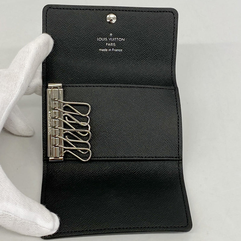 【6gc2728】ルイヴィトン キーケース ダミエ・グラフィット ミュルティクレ6 N62662 ブラック【中古】メンズ