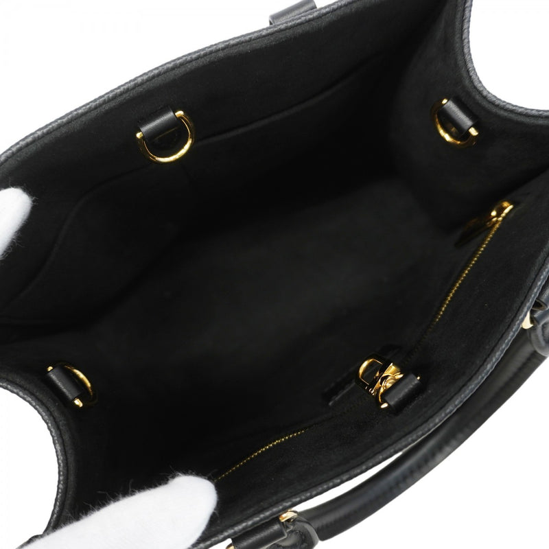 【6gc2729】ルイヴィトン ハンドバッグ モノグラム・アンプラント オンザゴーPM M45653 ノワール 2wayバッグ【中古】レディース