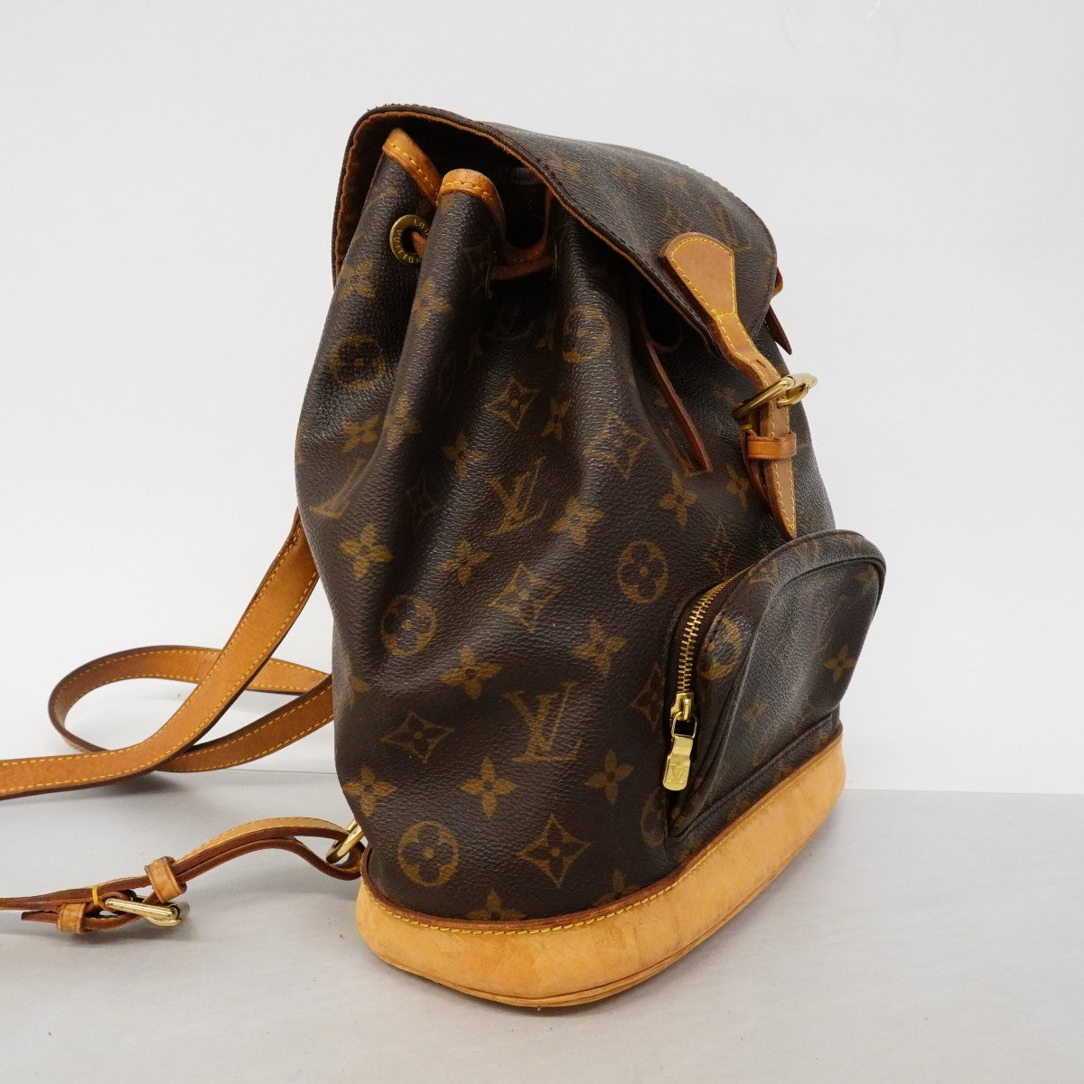 【6gc2737-h】ルイヴィトン リュック・デイパック モノグラム モンスリMM M51136 ブラウン【中古】レディース
