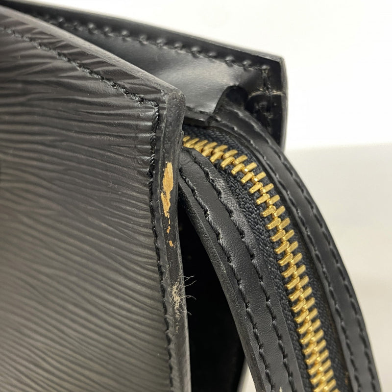 【6gc2759】ルイヴィトン ショルダーバッグ エピ サンジャックポワニエロング M52332 ノワール【中古】レディース