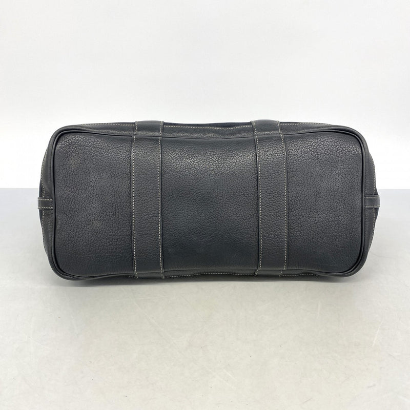 【6gc2766-h】エルメス トートバッグ ガーデンパーティPM トワルオフィシエ ブラック シルバー金具 □G刻印【中古】レディース