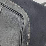 【6gc2766-h】エルメス トートバッグ ガーデンパーティPM トワルオフィシエ ブラック シルバー金具 □G刻印【中古】レディース