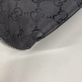 【6gc2774】グッチ ハンドバッグ GGキャンバス 000 0602 キャンバス ブラック シルバー金具【中古】レディース