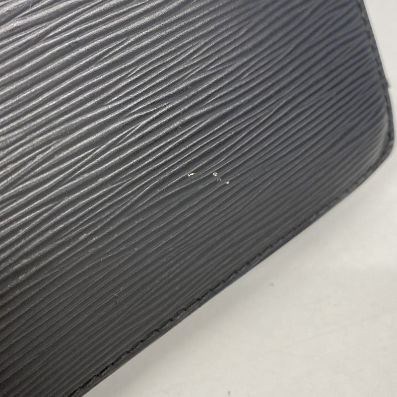 【6gc2776】ルイヴィトン クラッチバッグ エピ ポシェットオム M52522 ノワール【中古】メンズ