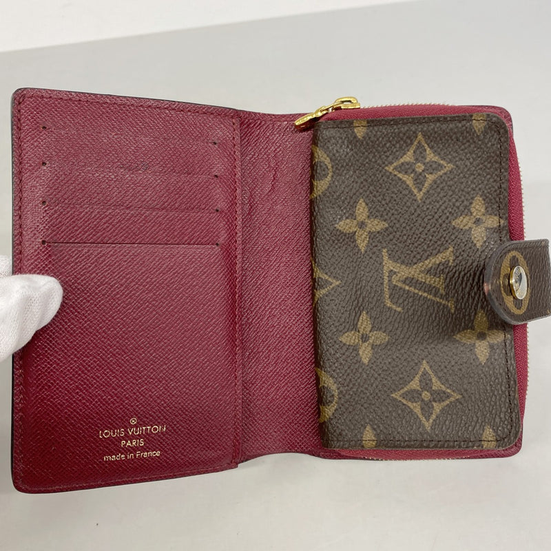 【6gc2780】ルイヴィトン 財布 モノグラム ポルトフォイユジュリエット M69433 フューシャ【中古】レディース