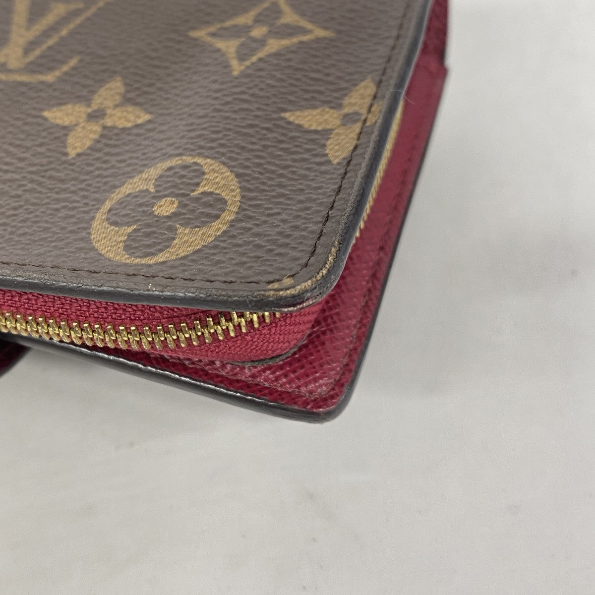 【6gc2780】ルイヴィトン 財布 モノグラム ポルトフォイユジュリエット M69433 フューシャ【中古】レディース