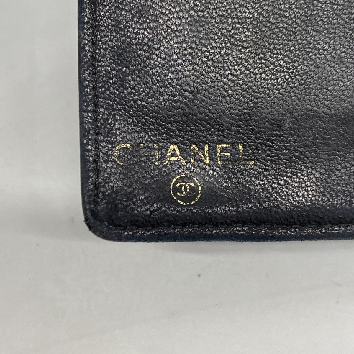 【6gc2784】シャネル 長財布 キャビアスキン ブラック ゴールド金具【中古】レディース