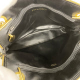 【6gc2788-k】シャネル ショルダーバッグ マトラッセ チェーンショルダー ラムスキン ブラック ゴールド金具【中古】レディース