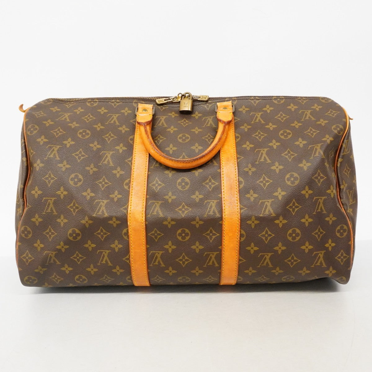 【6gc2796】ルイヴィトン ボストンバッグ モノグラム キーポル50 M41426 ブラウン【中古】メンズ レディース ユニセックス
