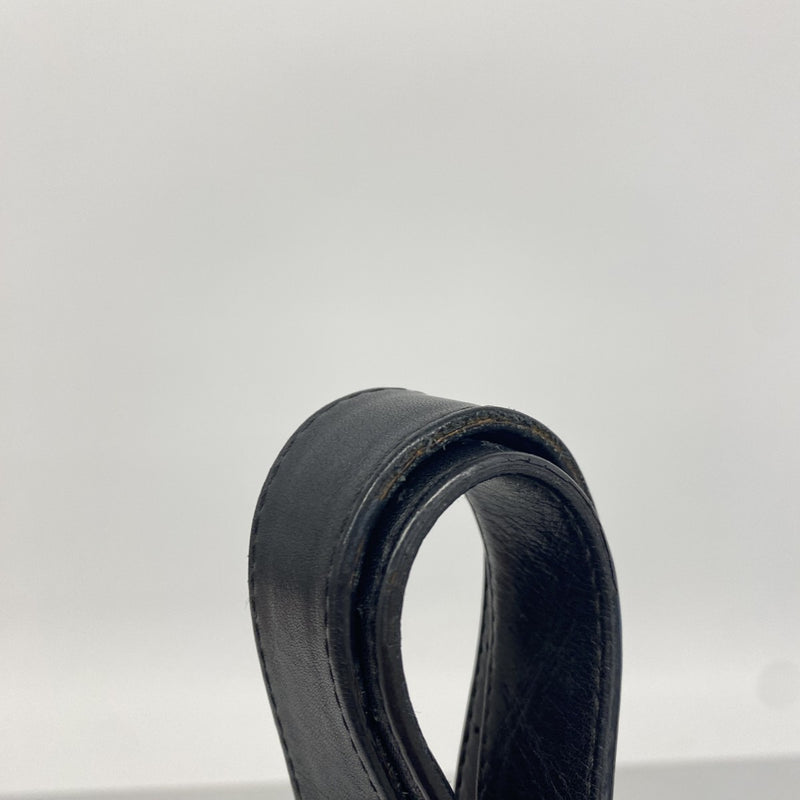 【6gc2806-k】シャネル トートバッグ マトラッセ レザー ブラック シルバー金具【中古】レディース