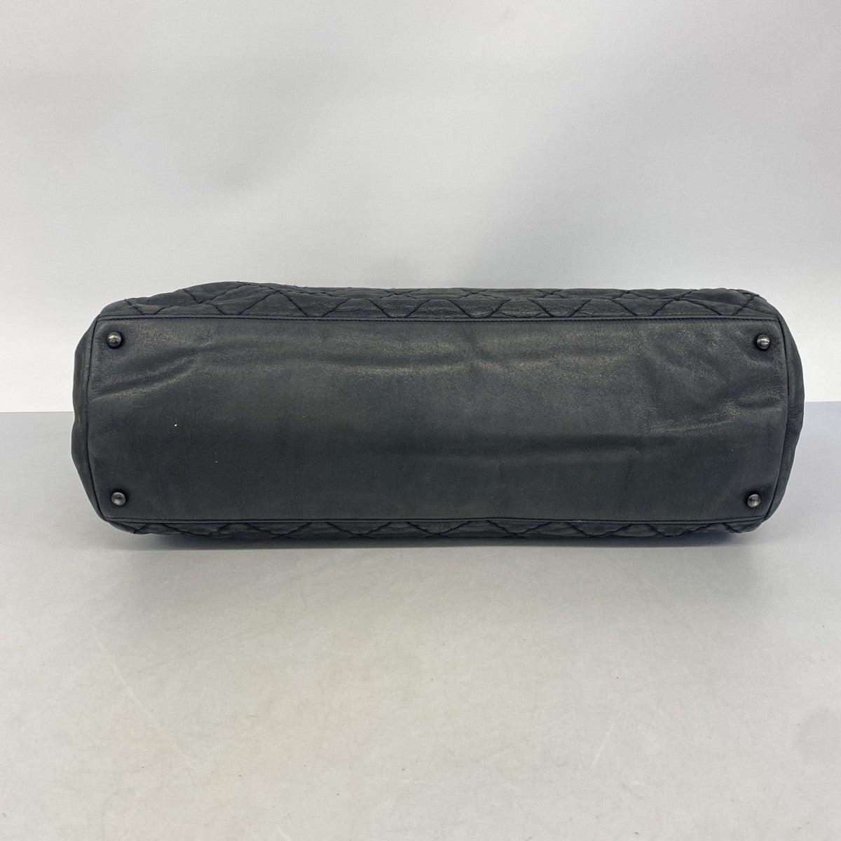 【6gc2810-k】シャネル ショルダーバッグ マトラッセ チェーンショルダー スパークルレザー ブラック シルバー金具【中古】レディース