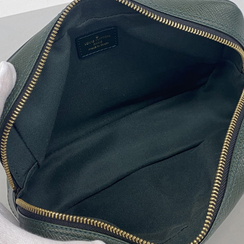 【6gc2813-k】ルイヴィトン クラッチバッグ タイガ カルガ M30814 エピセア【中古】メンズ