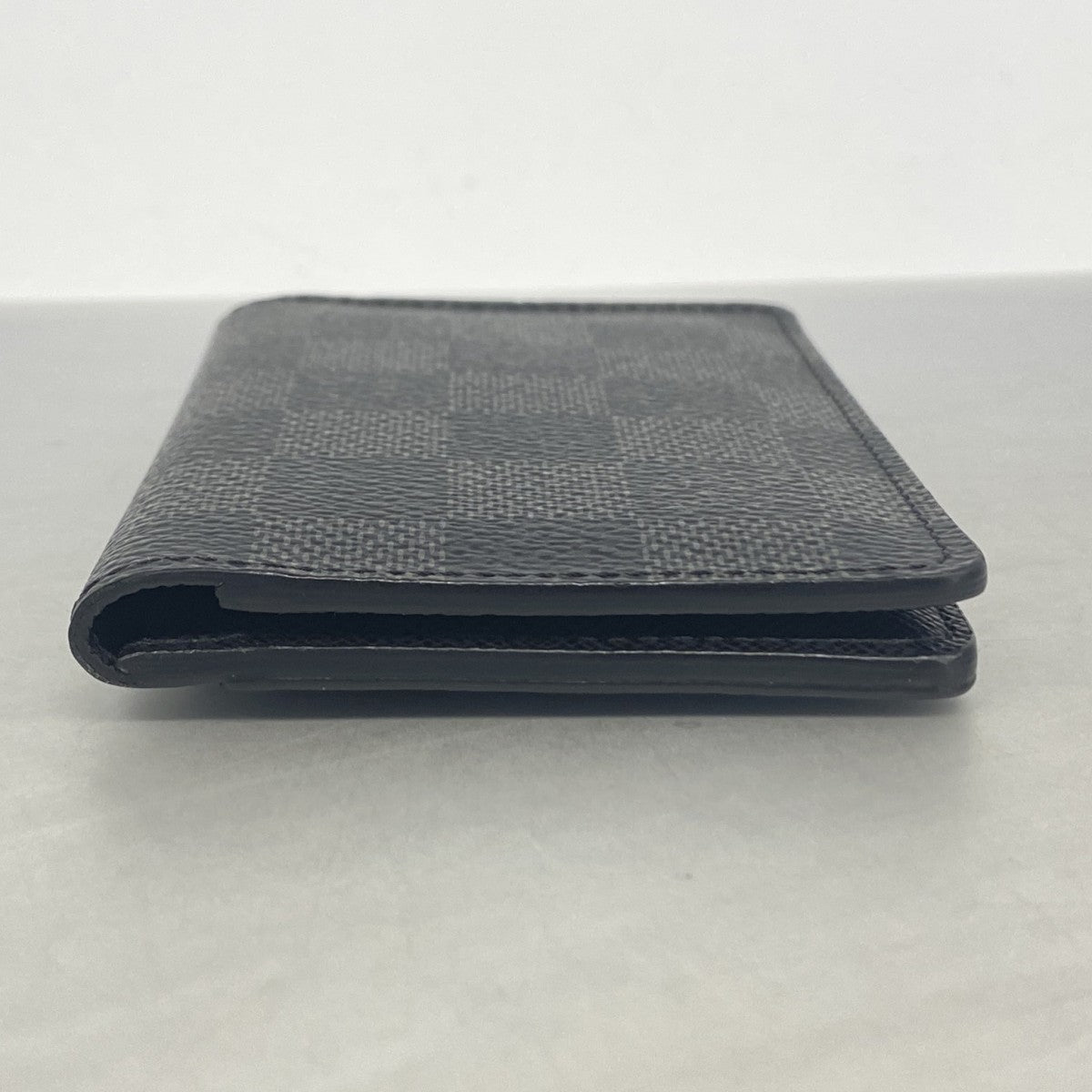 【6gc2815-k】ルイヴィトン カードケース ダミエ・グラフィット オーガナイザードゥポッシュ N63075 ブラック【中古】メンズ