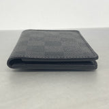 【6gc2815-k】ルイヴィトン カードケース ダミエ・グラフィット オーガナイザードゥポッシュ N63075 ブラック【中古】メンズ