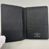 【6gc2815-k】ルイヴィトン カードケース ダミエ・グラフィット オーガナイザードゥポッシュ N63075 ブラック【中古】メンズ