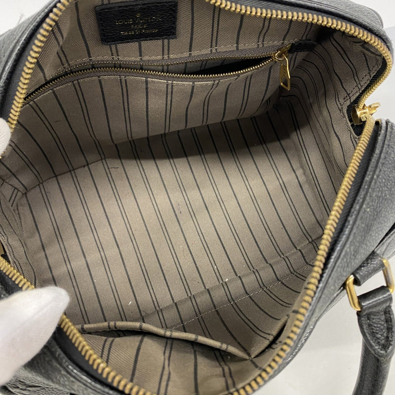 【6gc2830-k】ルイヴィトン ハンドバッグ モノグラム・アンプラント スピーディーバンドリエール25 M42401 ノワール【中古】レディース