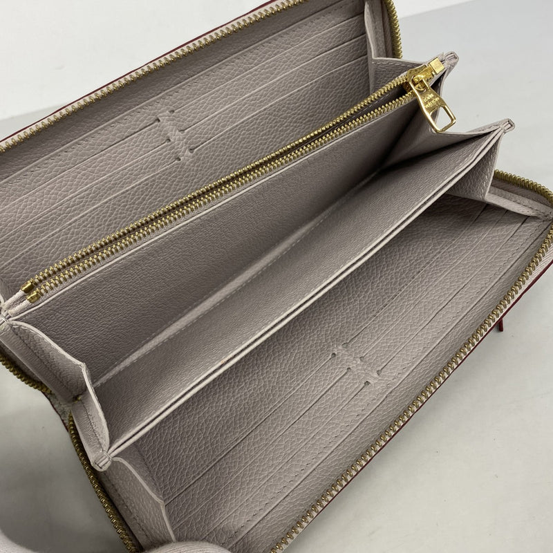 【6gc2831-k】ルイヴィトン 長財布 モノグラム・アンプラント ジッピーウォレット M69142 ブリューム【中古】レディース