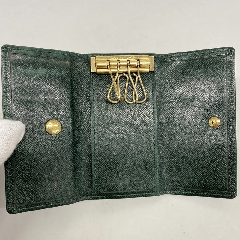 【6gc2833-k】ルイヴィトン キーケース タイガ ミュルティクレ4 エピセア【中古】メンズ
