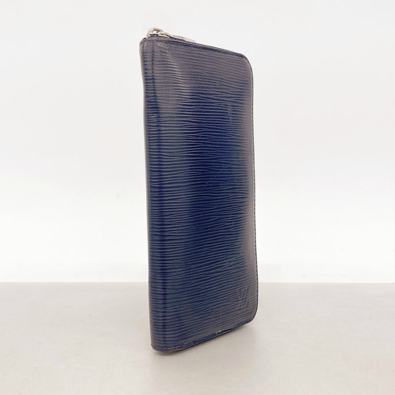 【6gc2843】ルイヴィトン 長財布 エピ ジッピーウォレットヴェルティカル M61828 ブルーマリーヌ【中古】メンズ