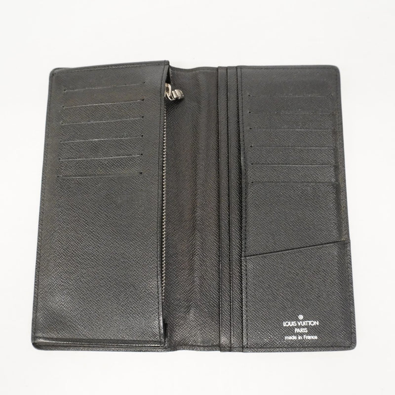 【6gc2855-k】ルイヴィトン 長財布 ダミエ・グラフィット ポルトフォイユブラザ N62665 ブラック【中古】メンズ
