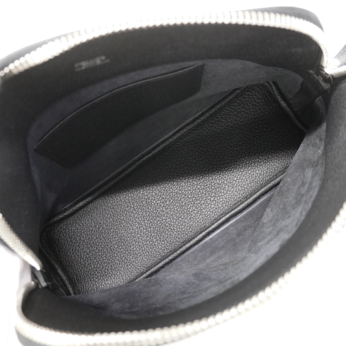 【6gc2895】エルメス ショルダーバッグ ボリードメッセンジャー トゴ ブラック シルバー金具 K刻印【中古】レディース