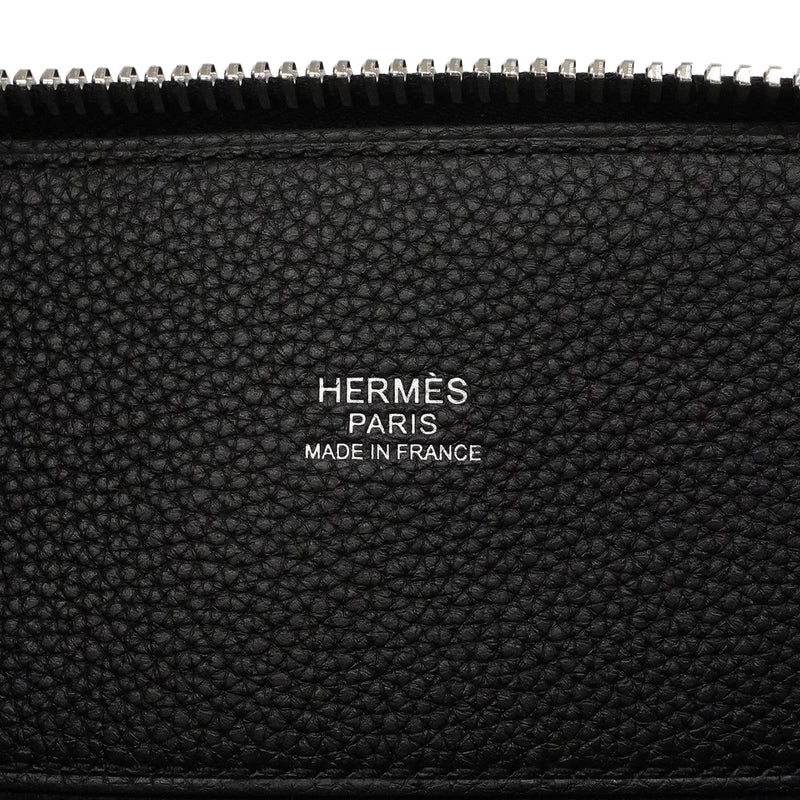 【6gc2895】エルメス ショルダーバッグ ボリードメッセンジャー トゴ ブラック シルバー金具 K刻印【中古】レディース